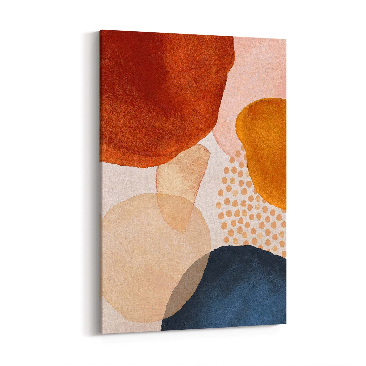 Abstract Modern Watercolour Shapes Painting Wall Art #6 - The Affordable Art Company