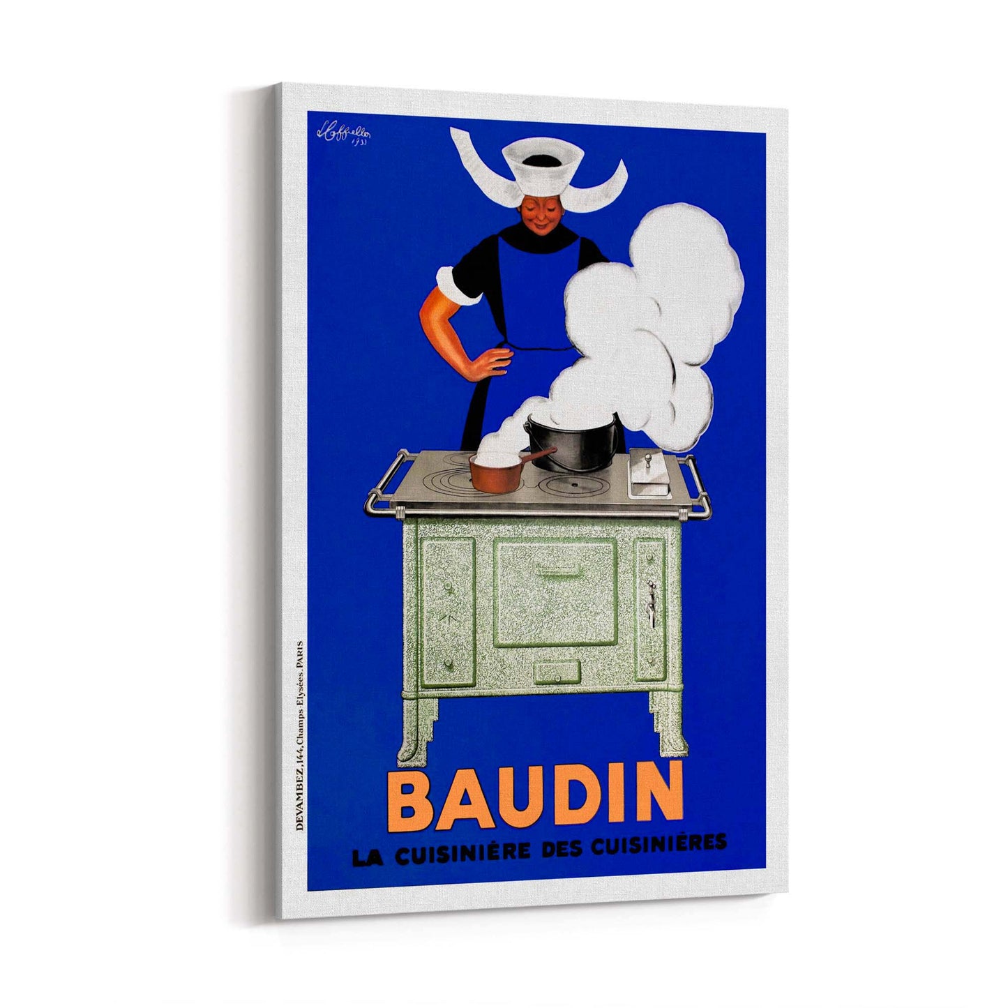 Baudin Vintage Advert Wall Art - The Affordable Art Company