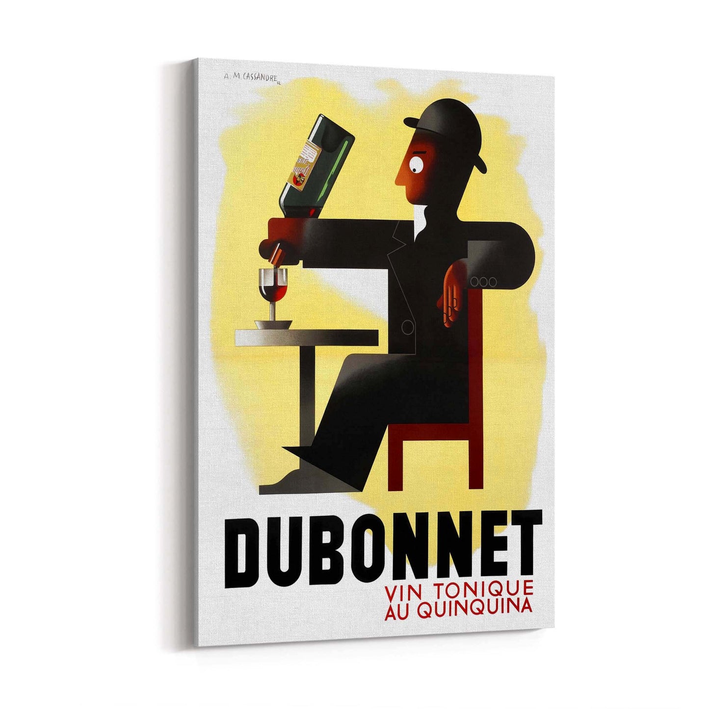 Vin Tonique Dubonnet Vintage Advert Wall Art - The Affordable Art Company