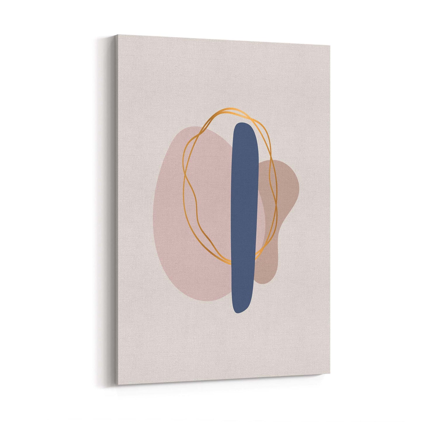 Pale Abstract Shapes Wall Art #10 - The Affordable Art Company