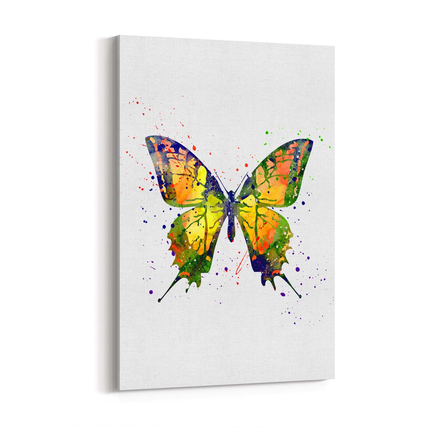 Butterfly Cute Nursery Baby Toddler Wall Art #3 - The Affordable Art Company