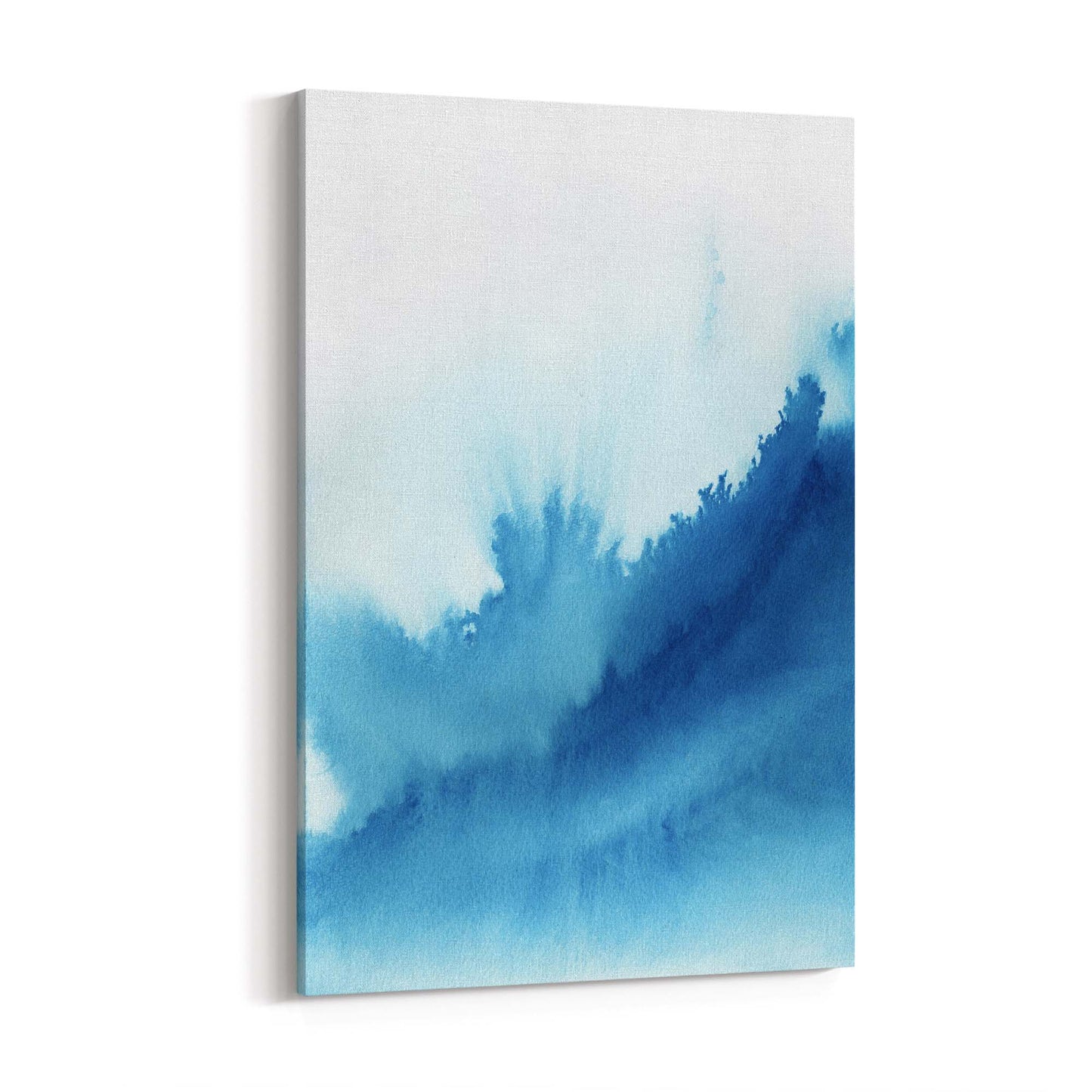 Minimal Blue Painting Abstract Modern Wall Art #15 - The Affordable Art Company