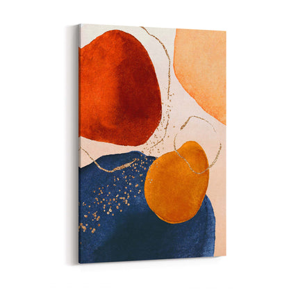 Abstract Modern Watercolour Shapes Painting Wall Art #3 - The Affordable Art Company