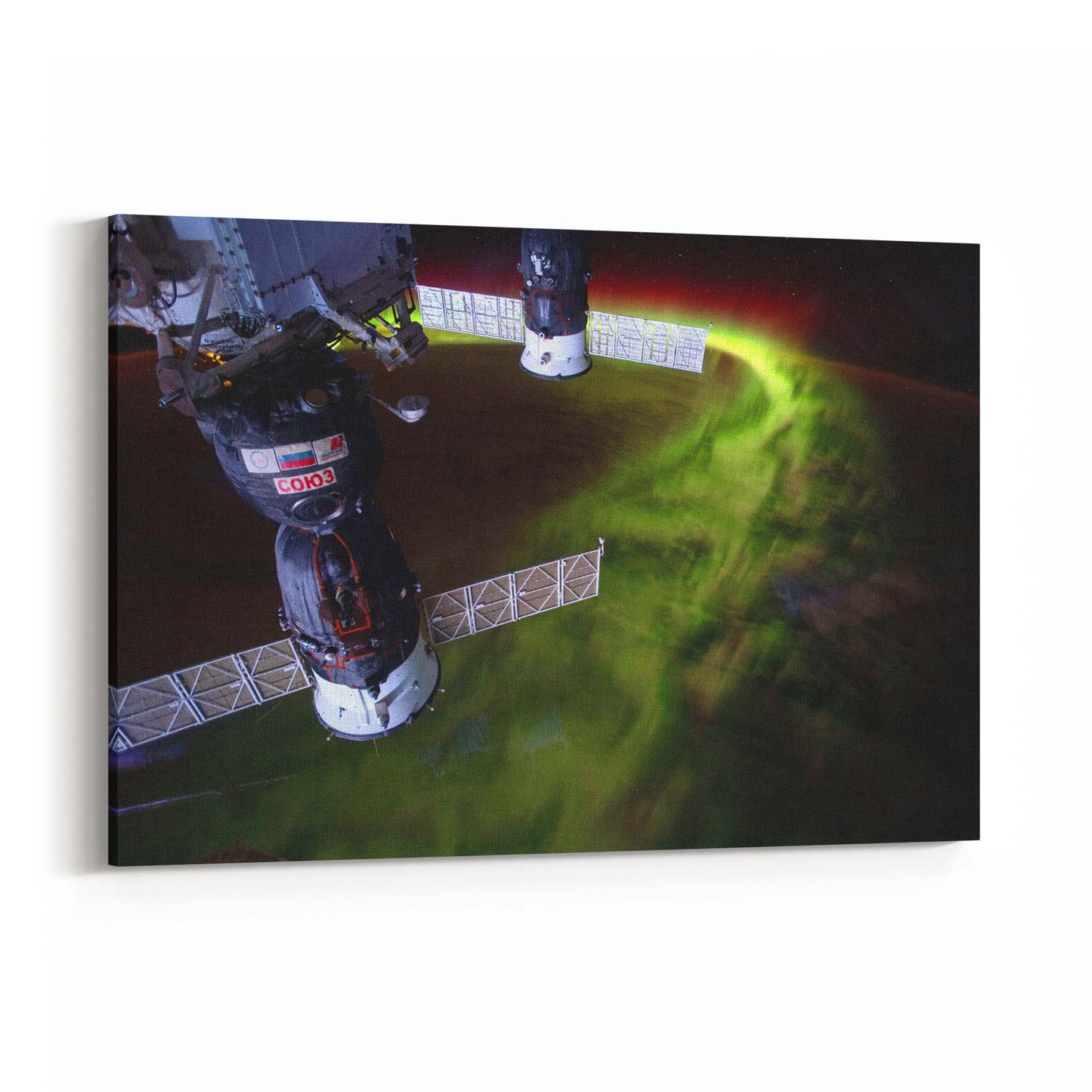 Aurora Australis Photograph Space Wall Art - The Affordable Art Company