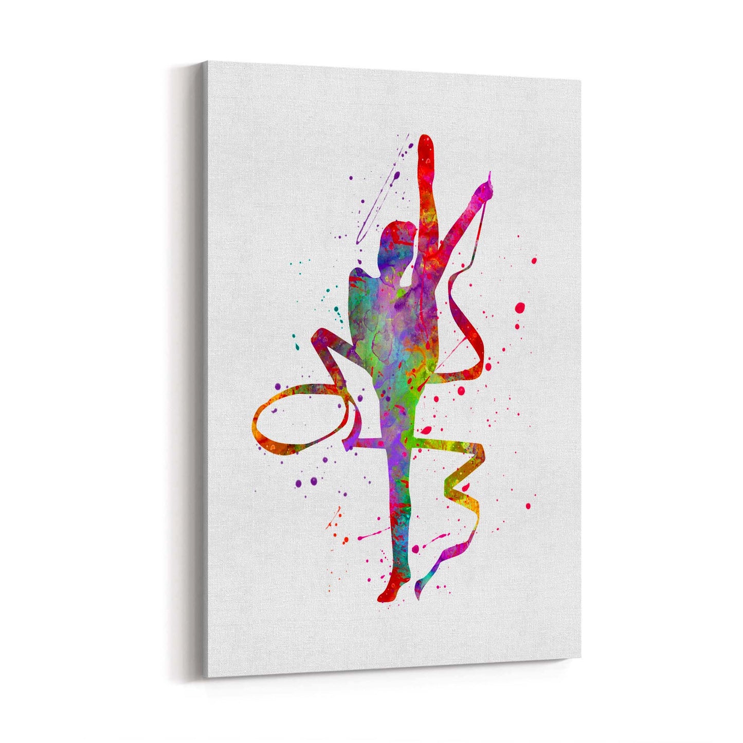 Gymnast Dance Girls Bedroom Gymnastics Wall Art #3 - The Affordable Art Company