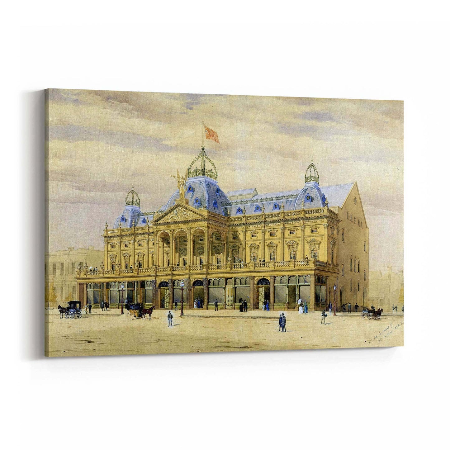 Princess Theatre Melbourne Vintage Wall Art #1 - The Affordable Art Company