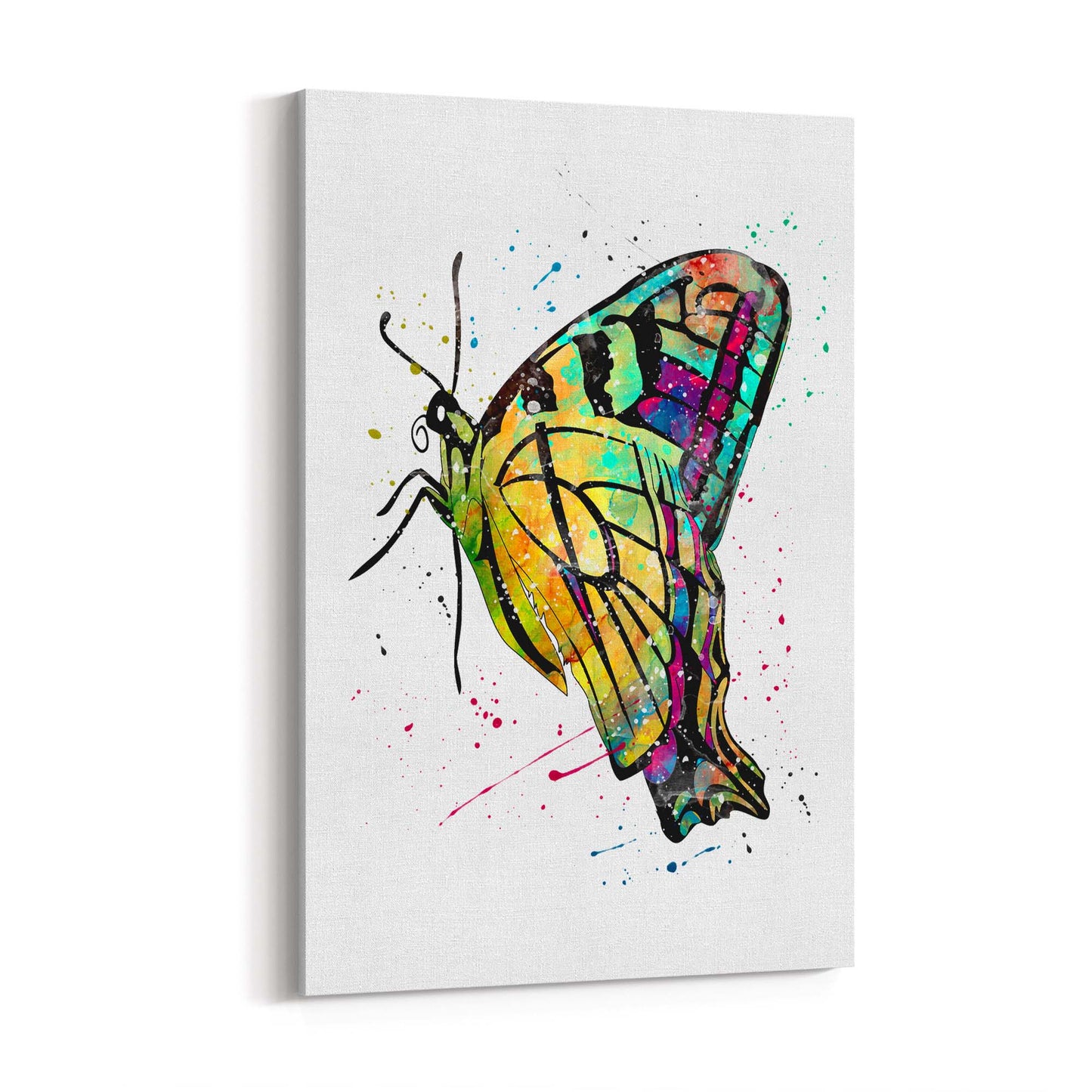 Butterfly Cute Nursery Baby Toddler Wall Art #4 - The Affordable Art Company