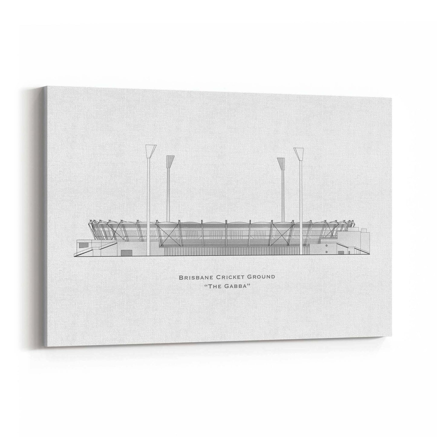 Brisbane Cricket Ground "The Gabba" Original Wall Art - The Affordable Art Company