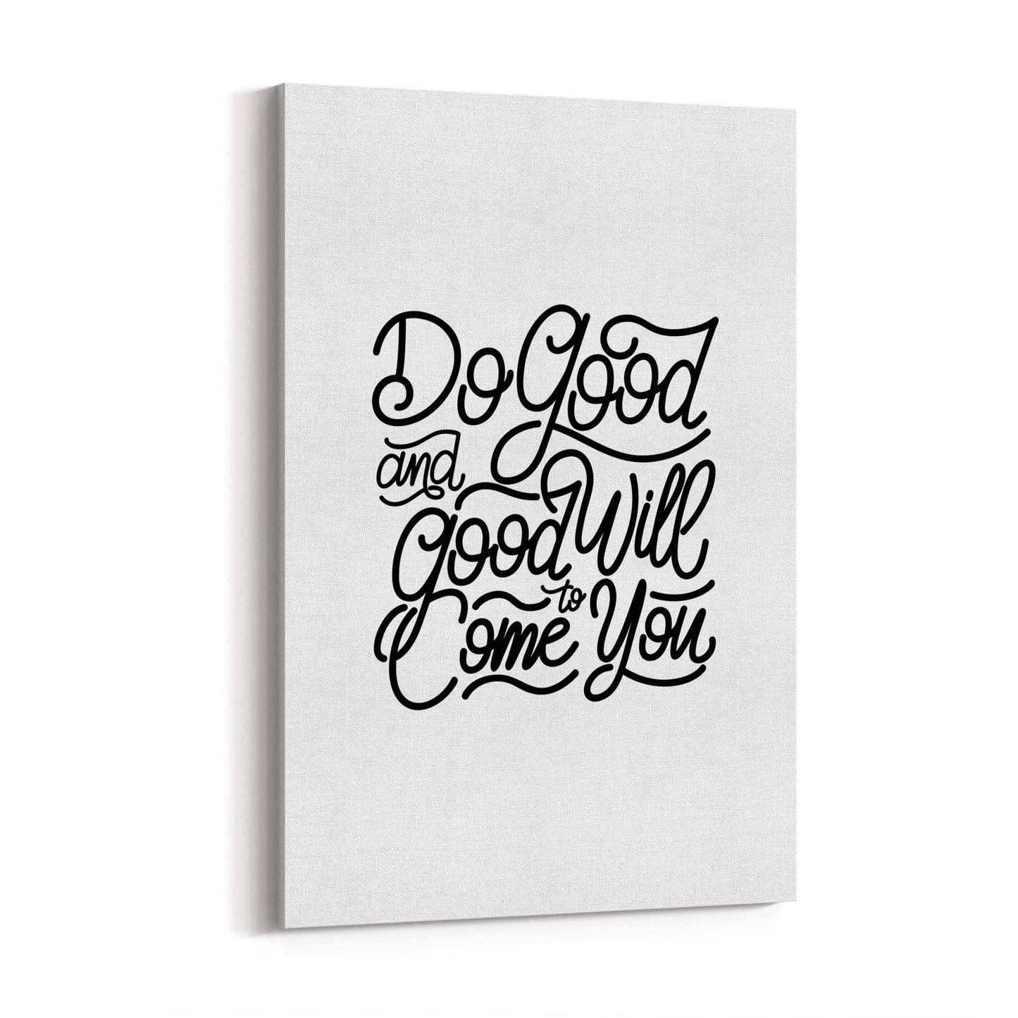 "Do Good" Inspirational Quote Artwork Wall Art - The Affordable Art Company