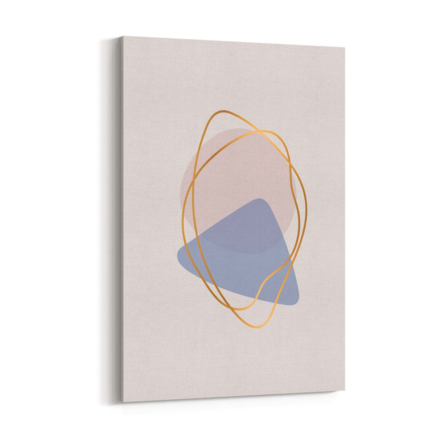 Pale Abstract Shapes Wall Art #7 - The Affordable Art Company