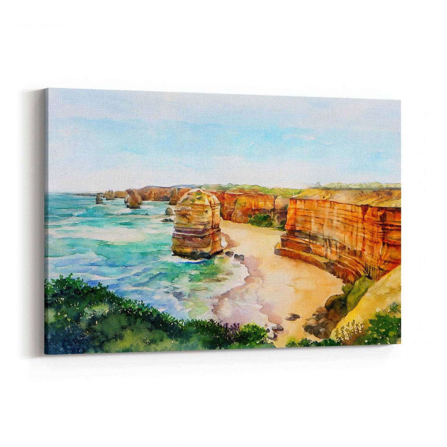 12 Apostles Victoria Melbourne Painting Wall Art - The Affordable Art Company