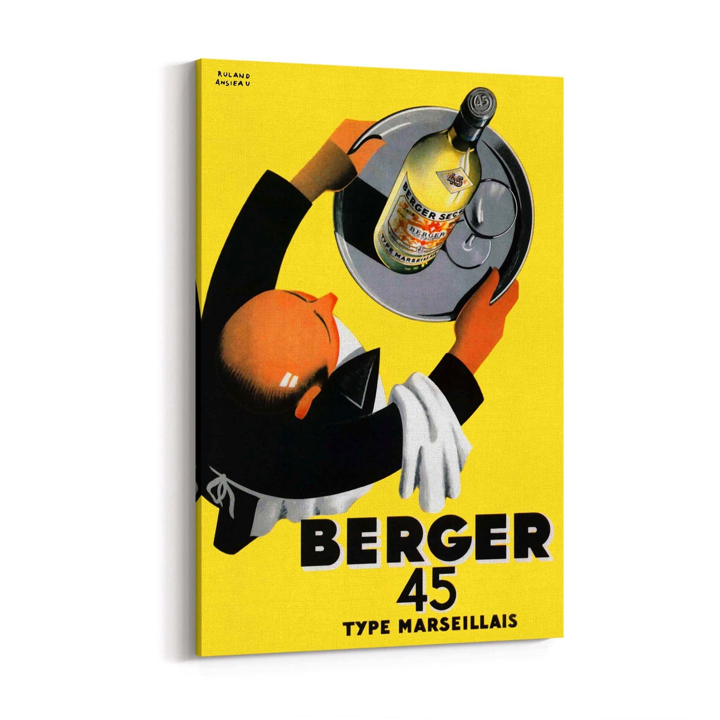 Berger 45 Vintage Advert Wall Art - The Affordable Art Company
