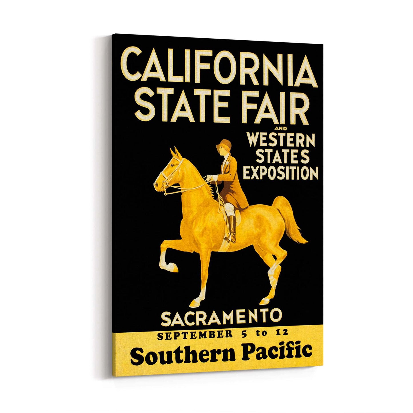 California State Fair Vintage Travel Advert Wall Art - The Affordable Art Company