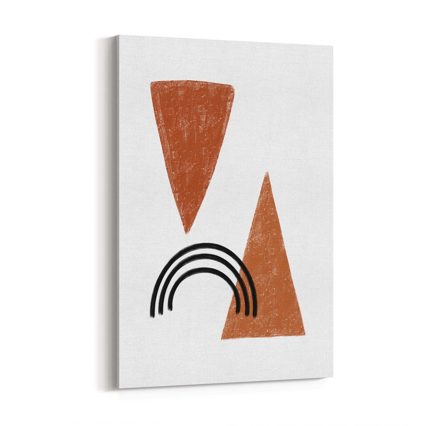 Modern Abstract Shape Minimal Retro Wall Art #4 - The Affordable Art Company