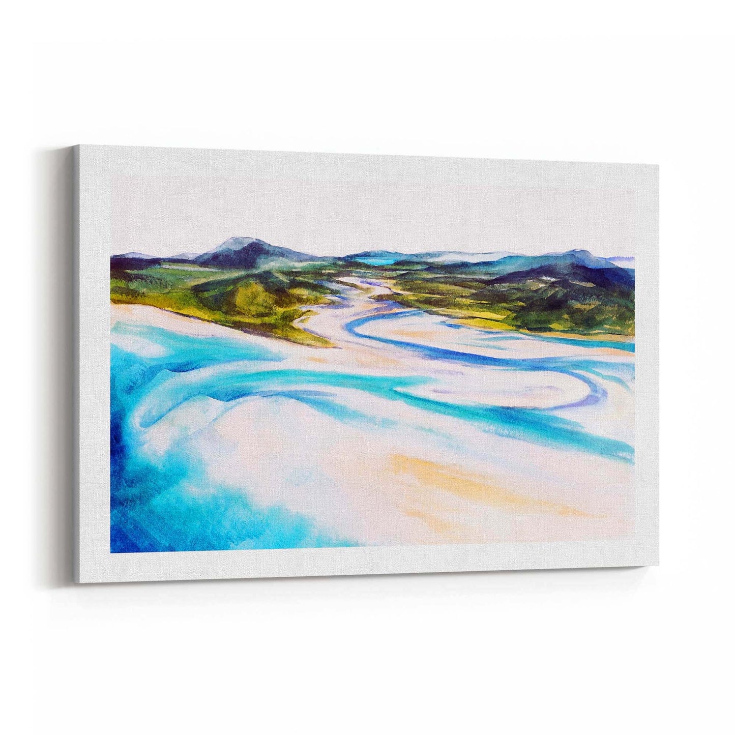Whitsunday Island Australia Painting Wall Art - The Affordable Art Company