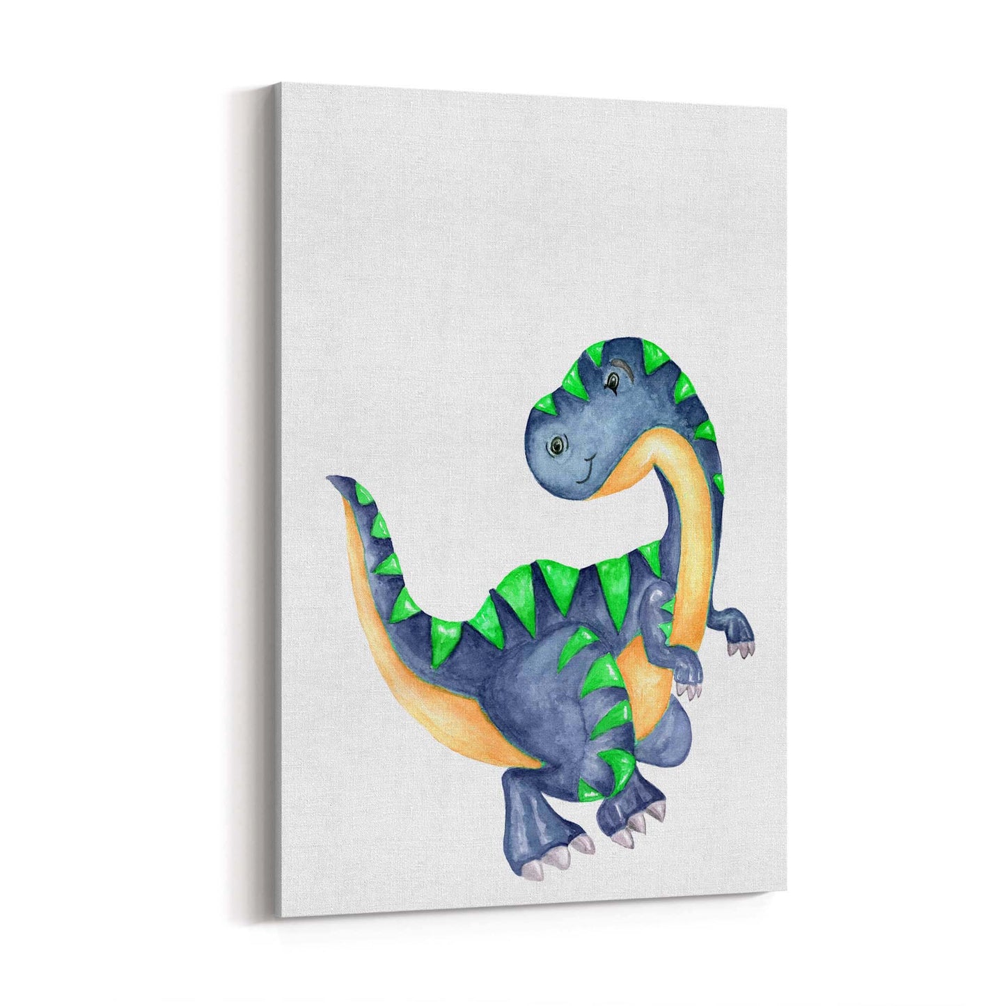 Cute Cartoon Dinosaur Boys Bedroom Wall Art #4 - The Affordable Art Company