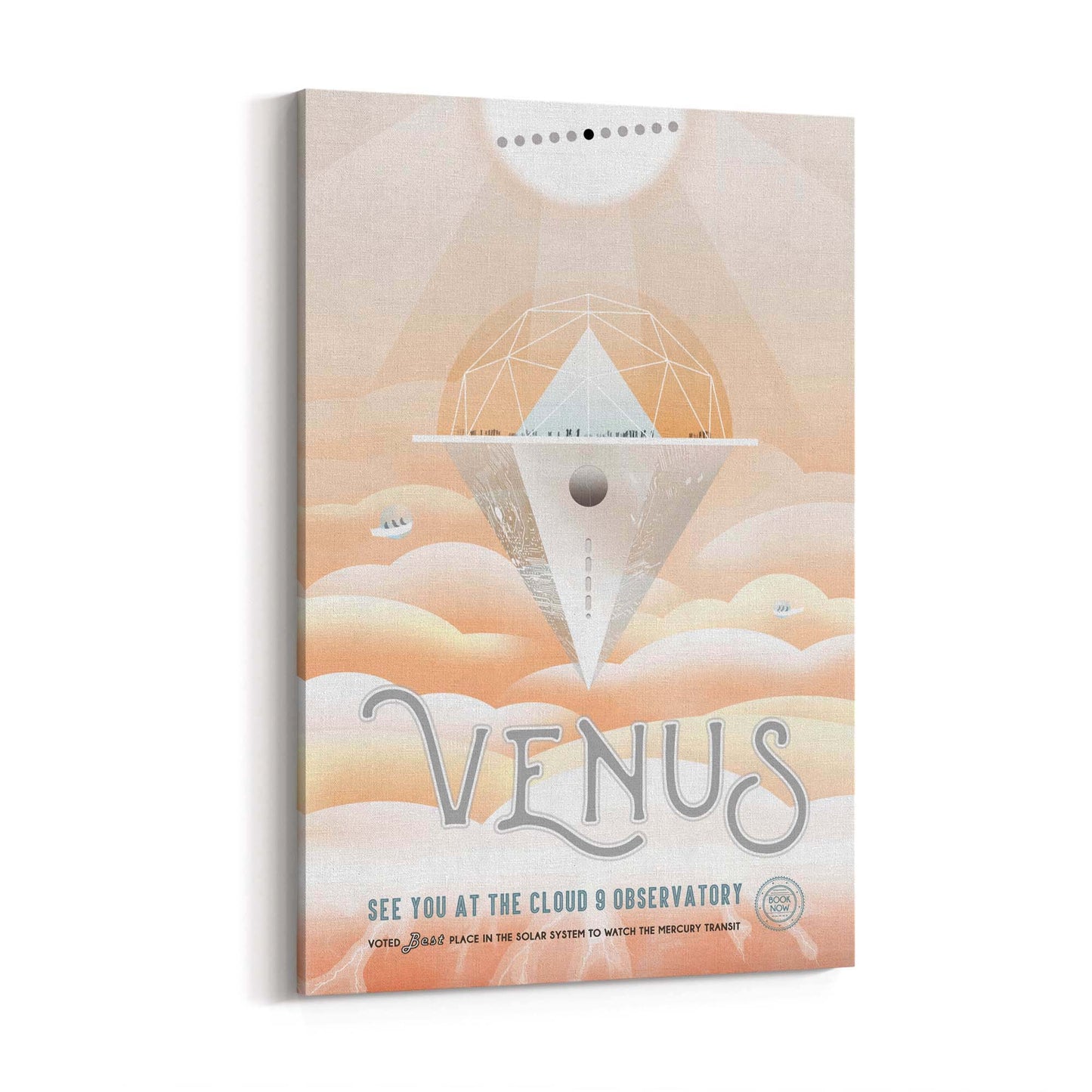 Retro Venus Space NASA Science Planets Wall Art - The Affordable Art Company