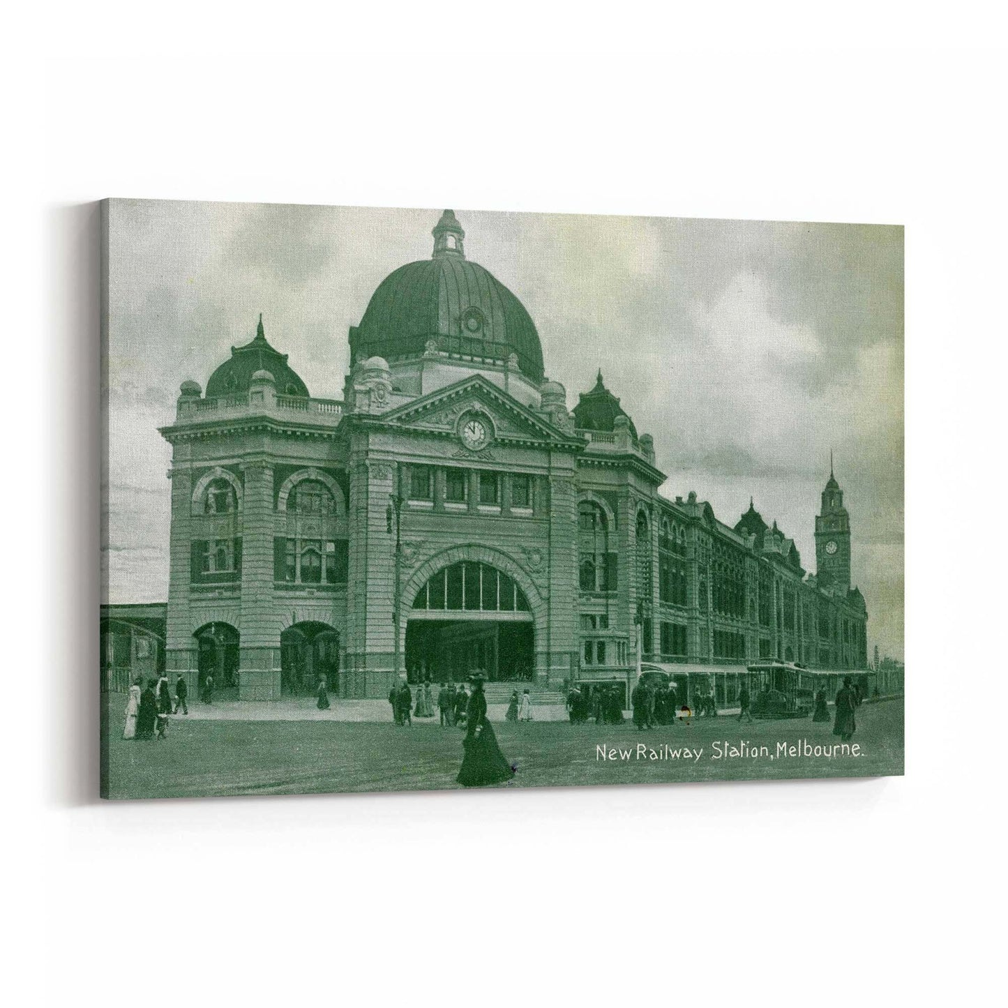 Flinders St Station Melbourne Vintage Photograph Art #4 - The Affordable Art Company