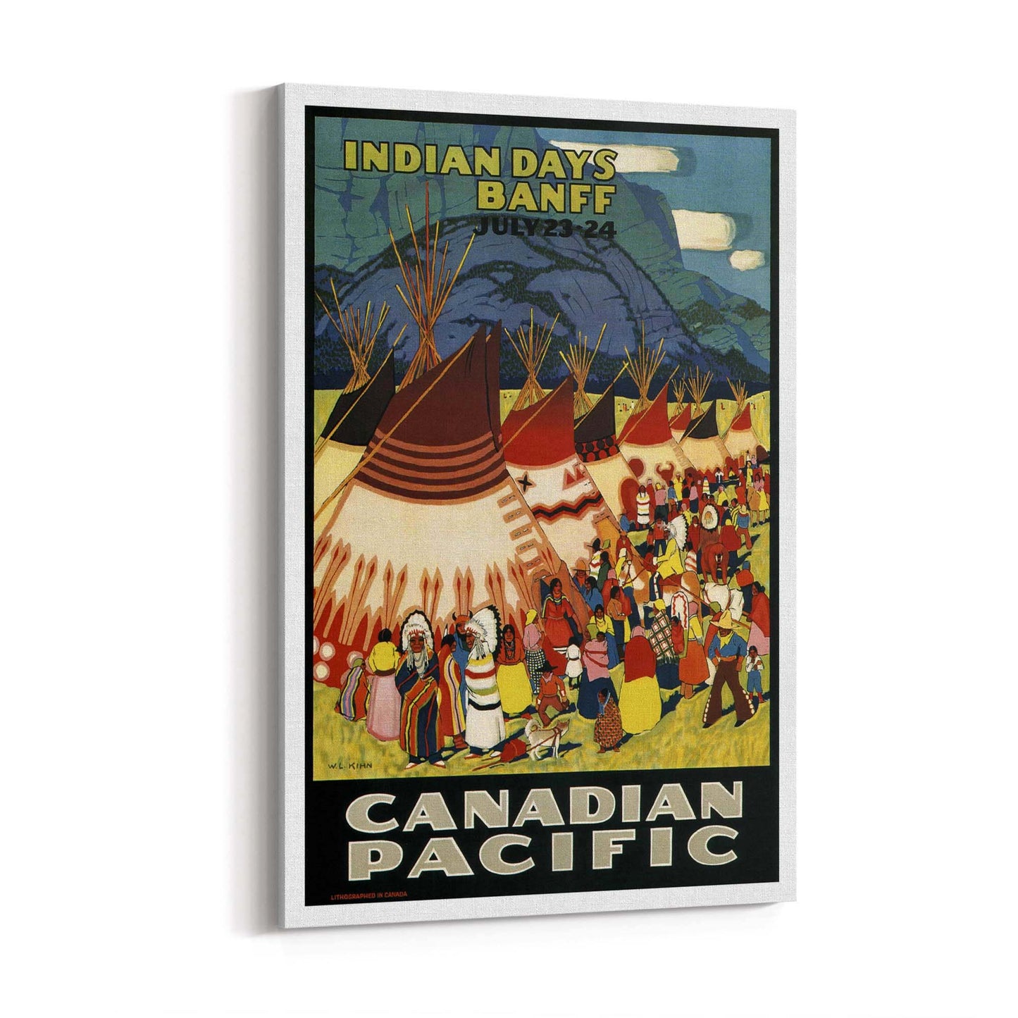 Canadian Pacific Vintage Shipping Advert Wall Art #5 - The Affordable Art Company