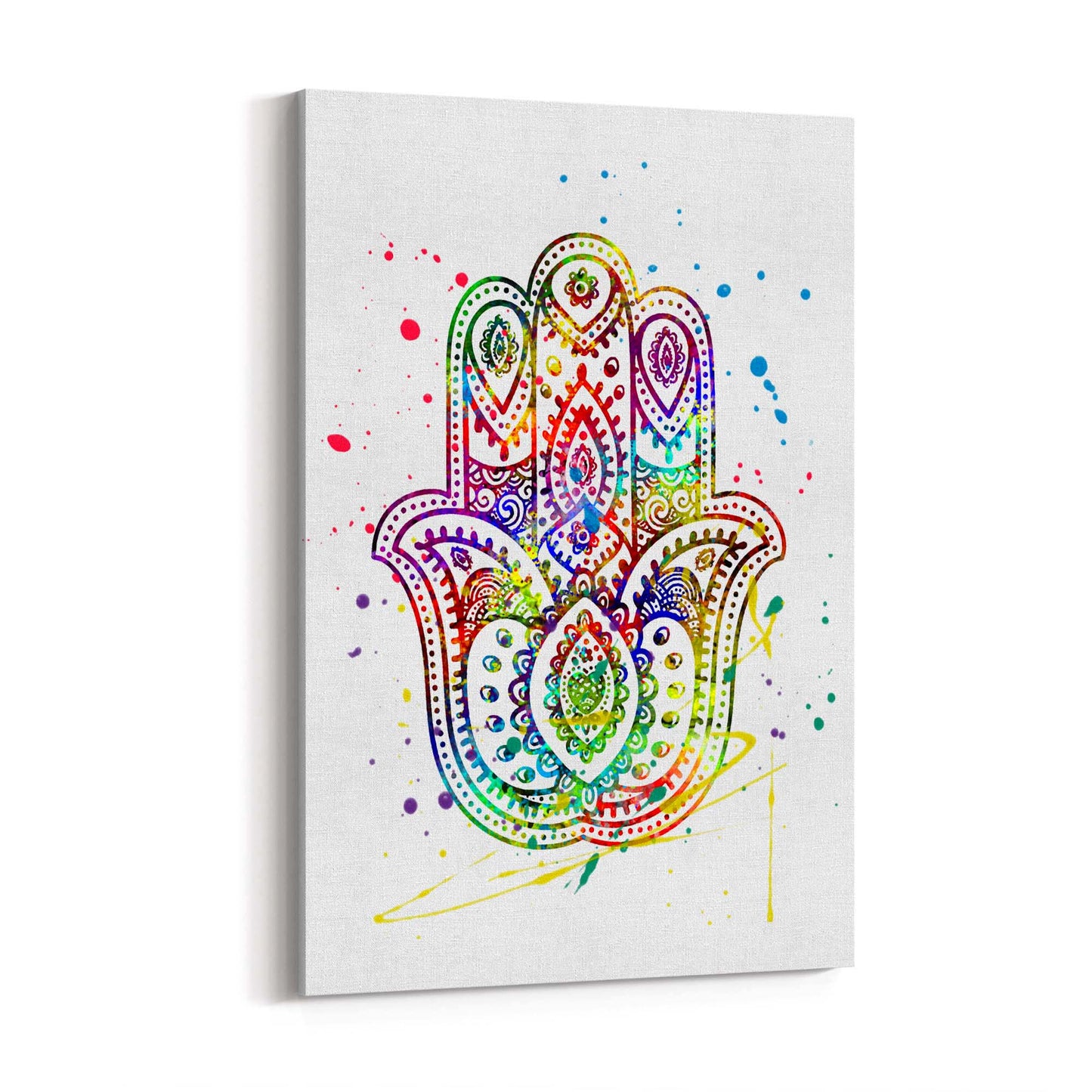 Yoga Studio Mandala Calming Yoga Buddhist Wall Art #1 - The Affordable Art Company