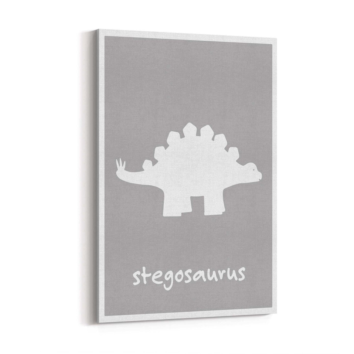 Stegosaurus Dinosaur Boys Bedroom Nursery Art - The Affordable Art Company
