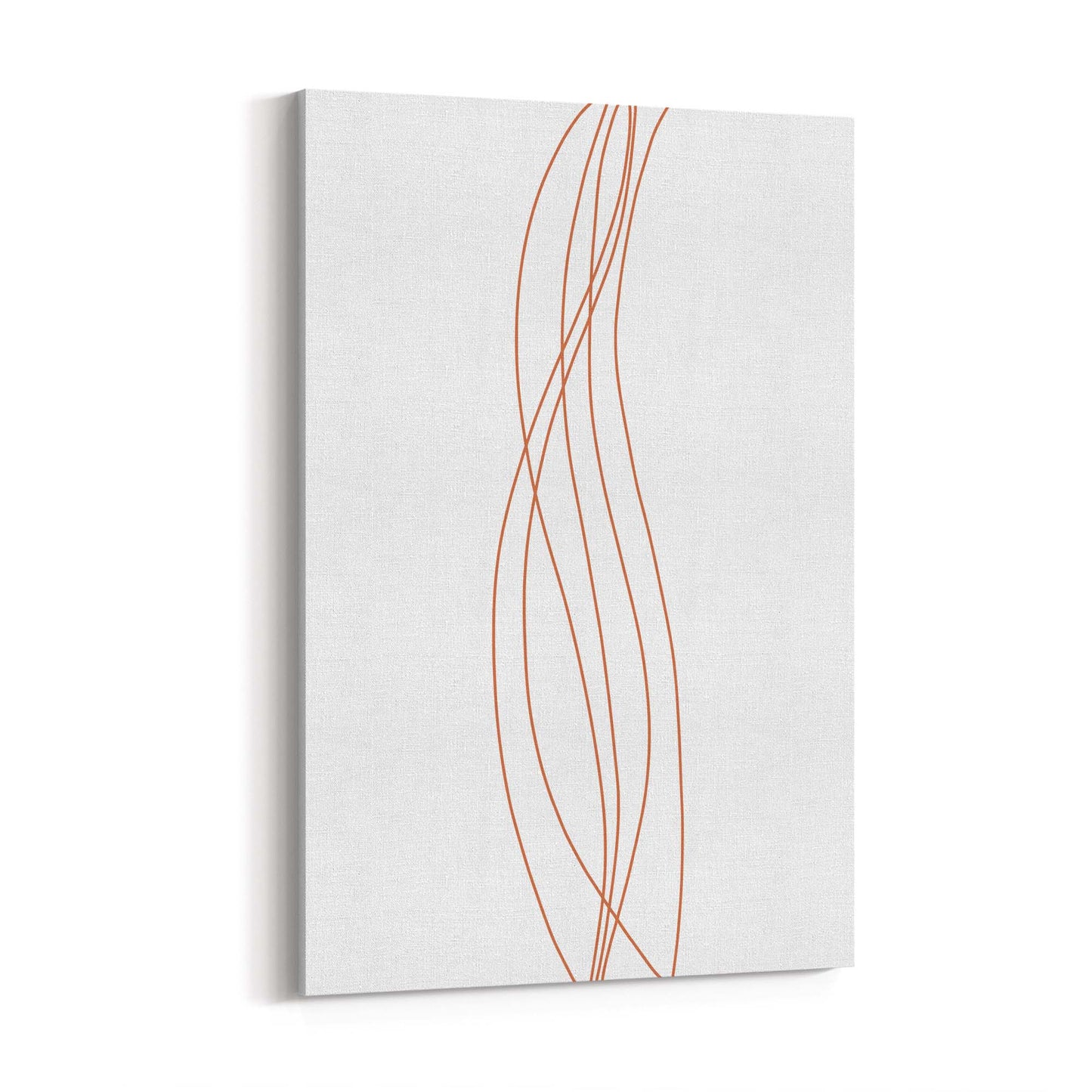 Minimal Waves Line Abstract Wall Art #4 - The Affordable Art Company