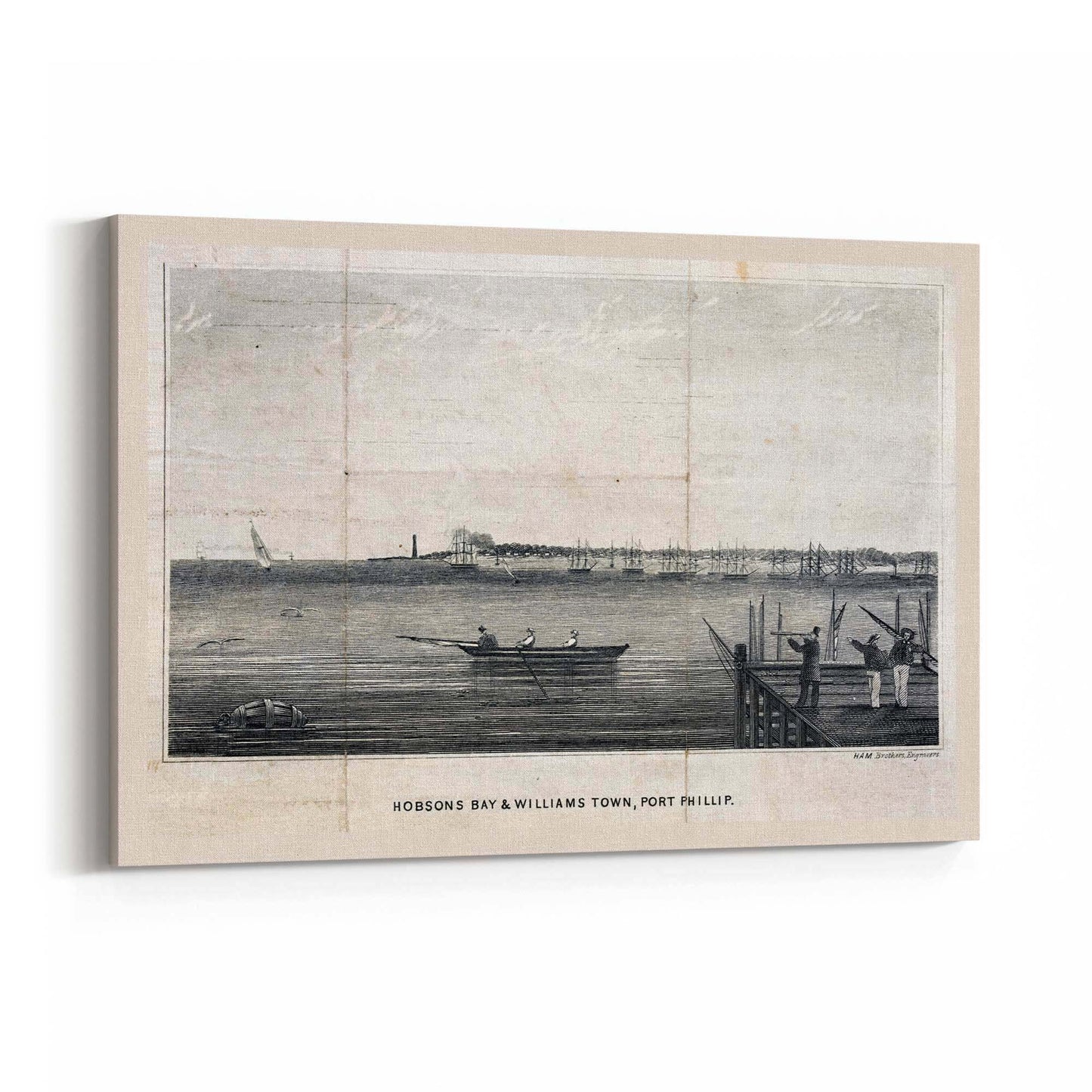 Williamstown, Melbourne Vintage Wall Art - The Affordable Art Company