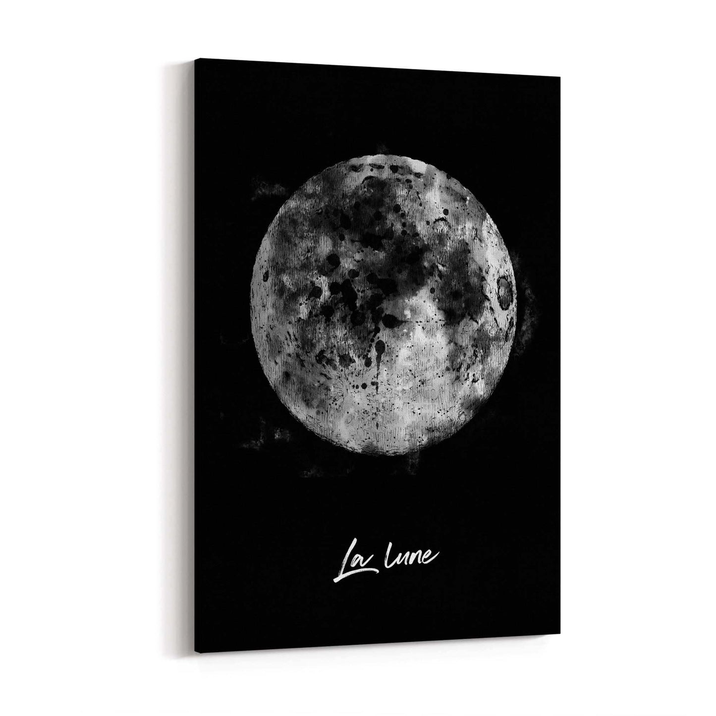 The Moon Space Science Painting Wall Art - The Affordable Art Company