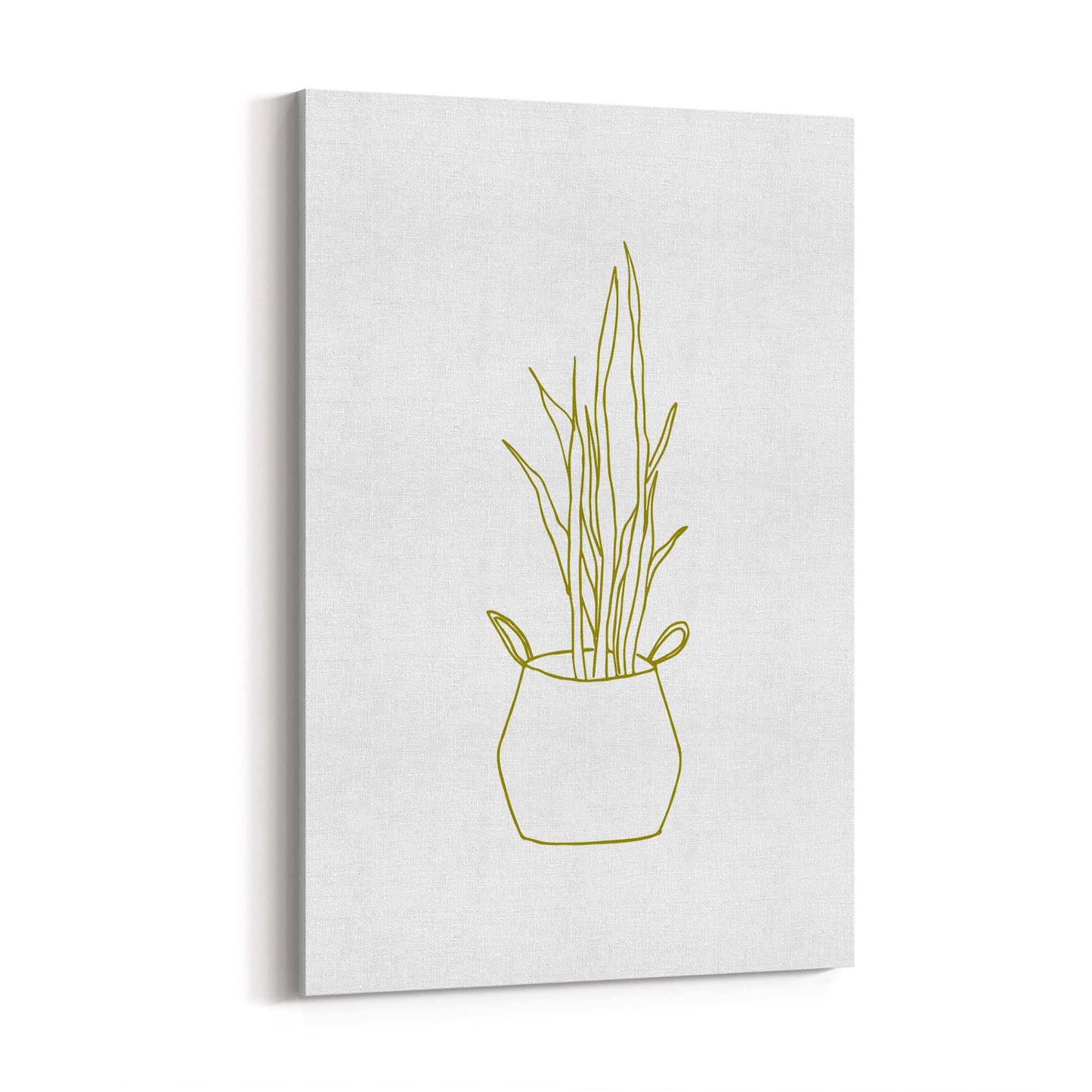 Abstract House Plant Minimal Living Room Wall Art #30 - The Affordable Art Company