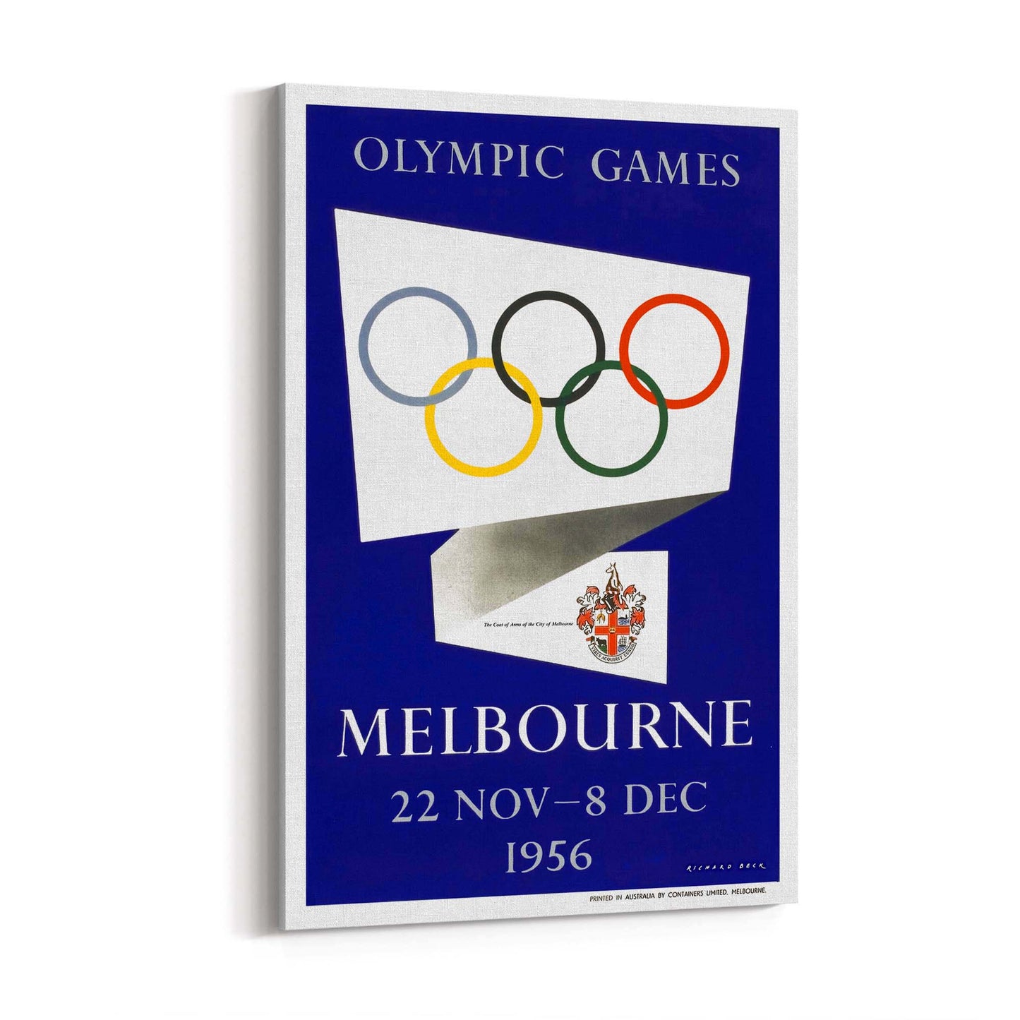 Olympic Games Melbourne (1956) Vintage Wall Art #1 - The Affordable Art Company