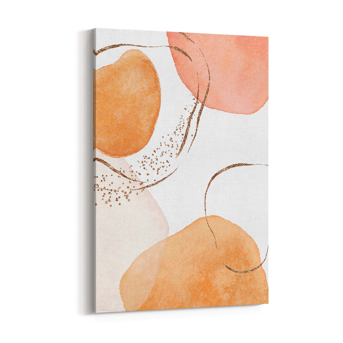 Abstract Modern Watercolour Shapes Painting Wall Art #11 - The Affordable Art Company