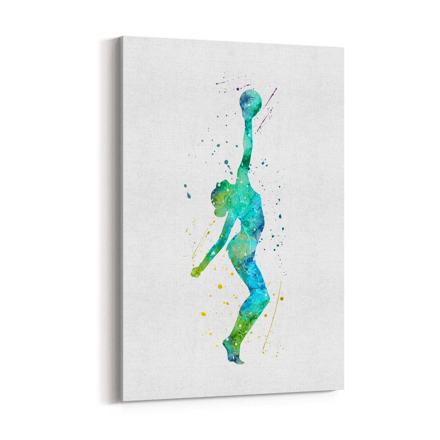 Gymnast Dance Girls Bedroom Gymnastics Wall Art #1 - The Affordable Art Company