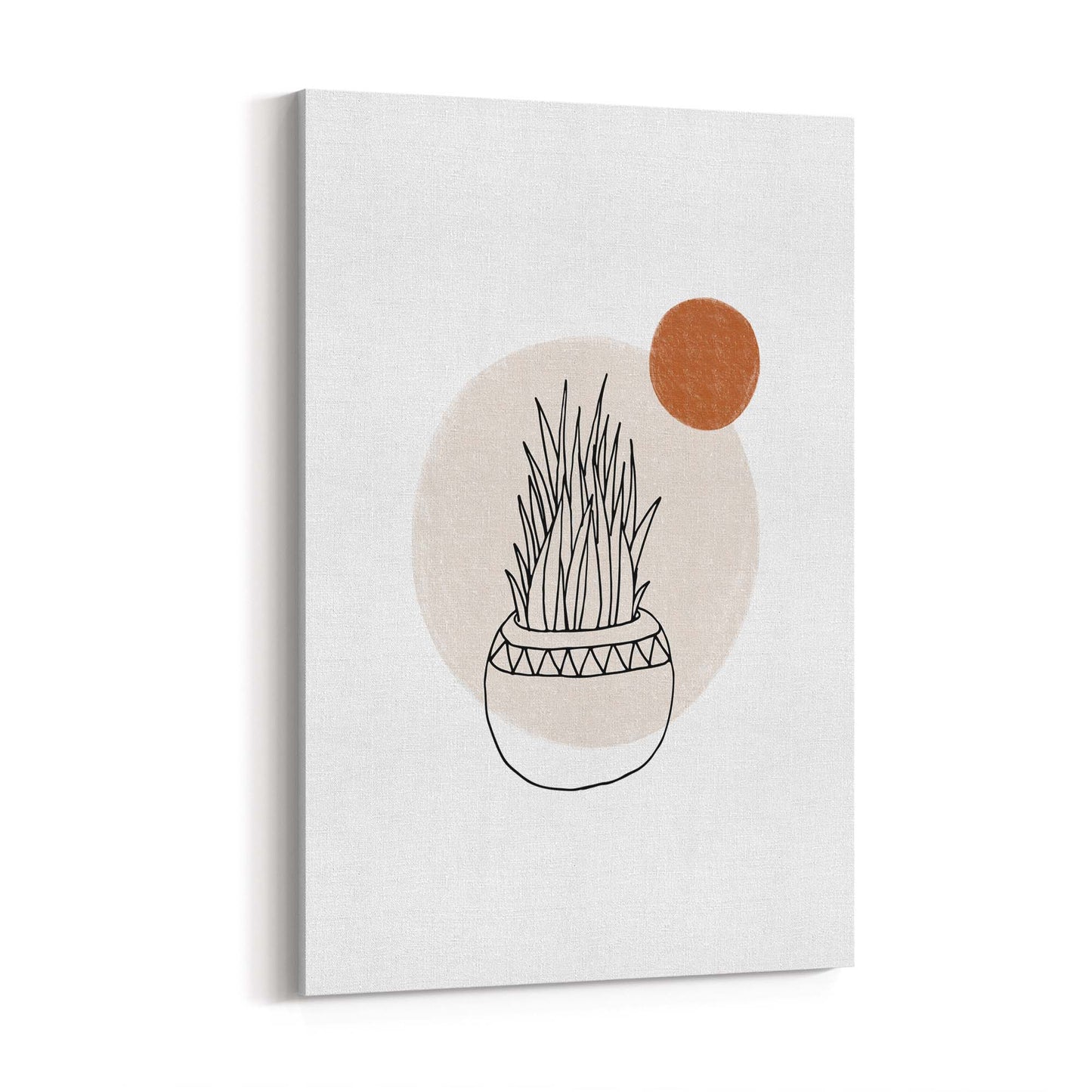 Modern Abstract Shape Minimal Retro Wall Art #10 - The Affordable Art Company