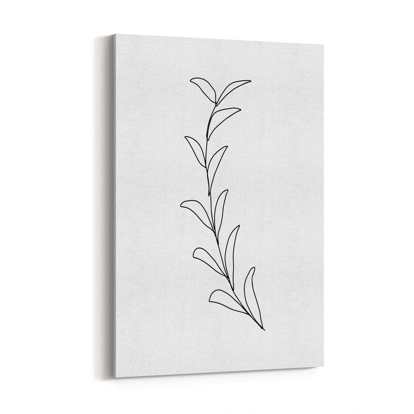 Minimal Floral Drawing Flower Abstract Wall Art #44 - The Affordable Art Company