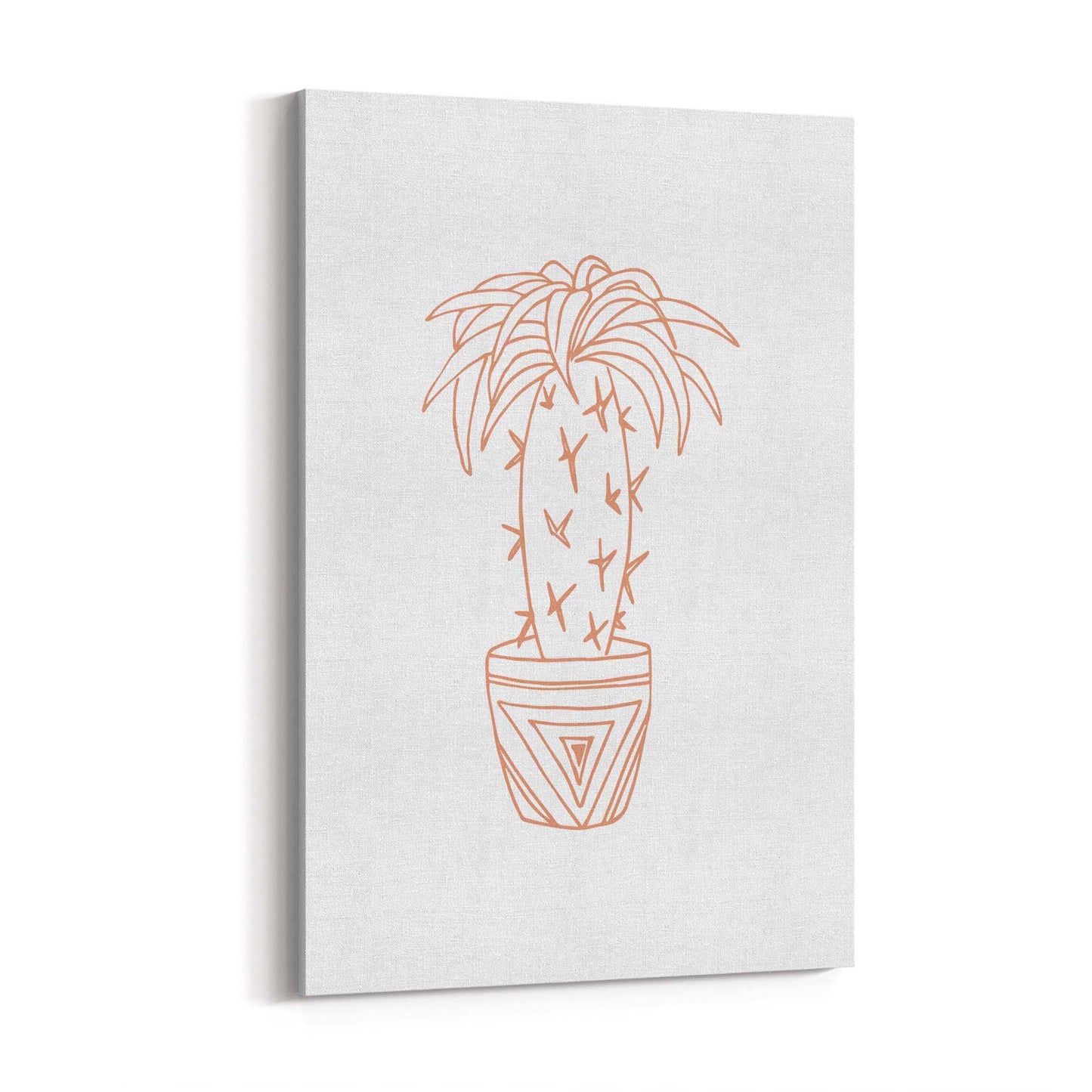 Abstract House Plant Minimal Living Room Wall Art #21 - The Affordable Art Company