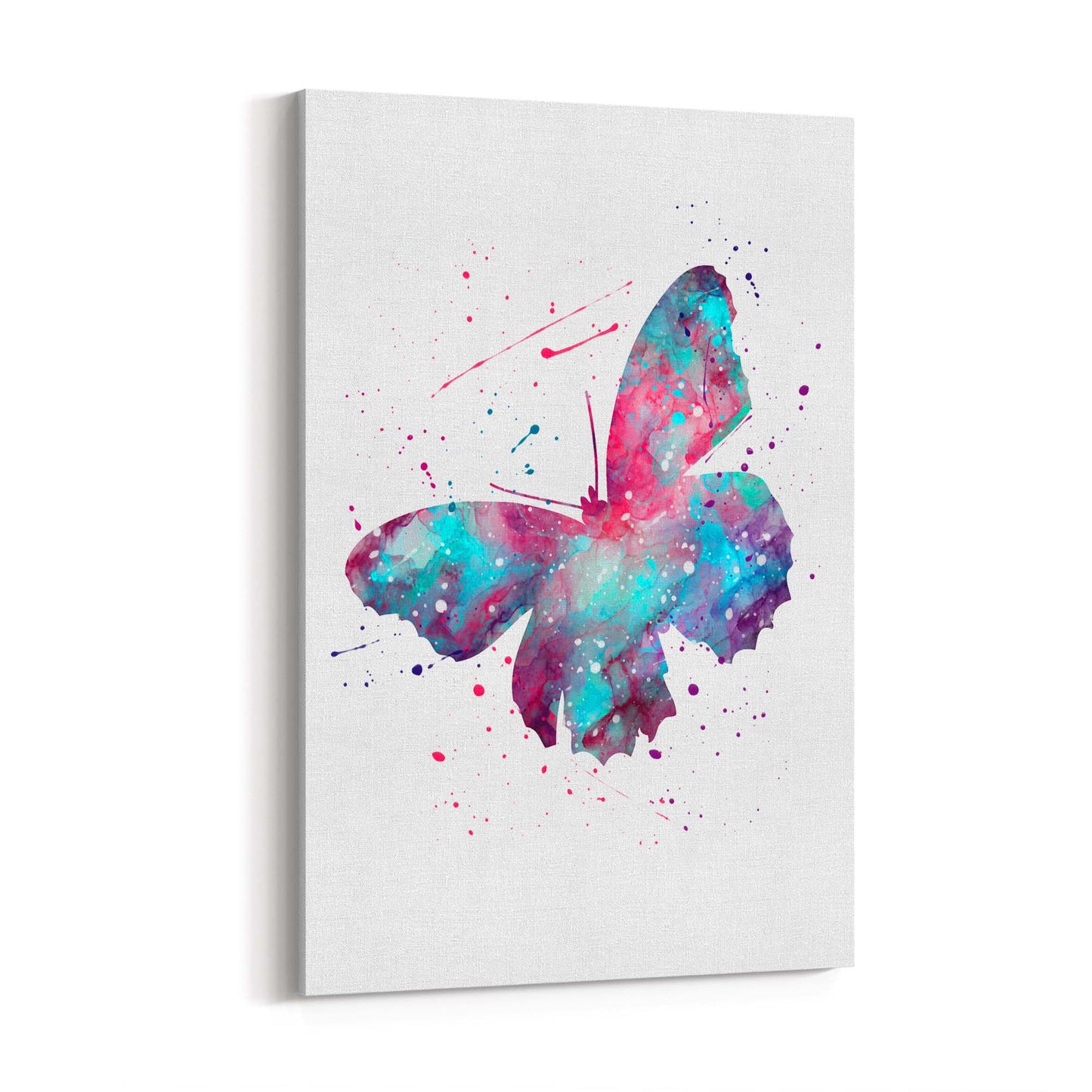 Butterfly Cute Nursery Baby Toddler Wall Art #2 - The Affordable Art Company