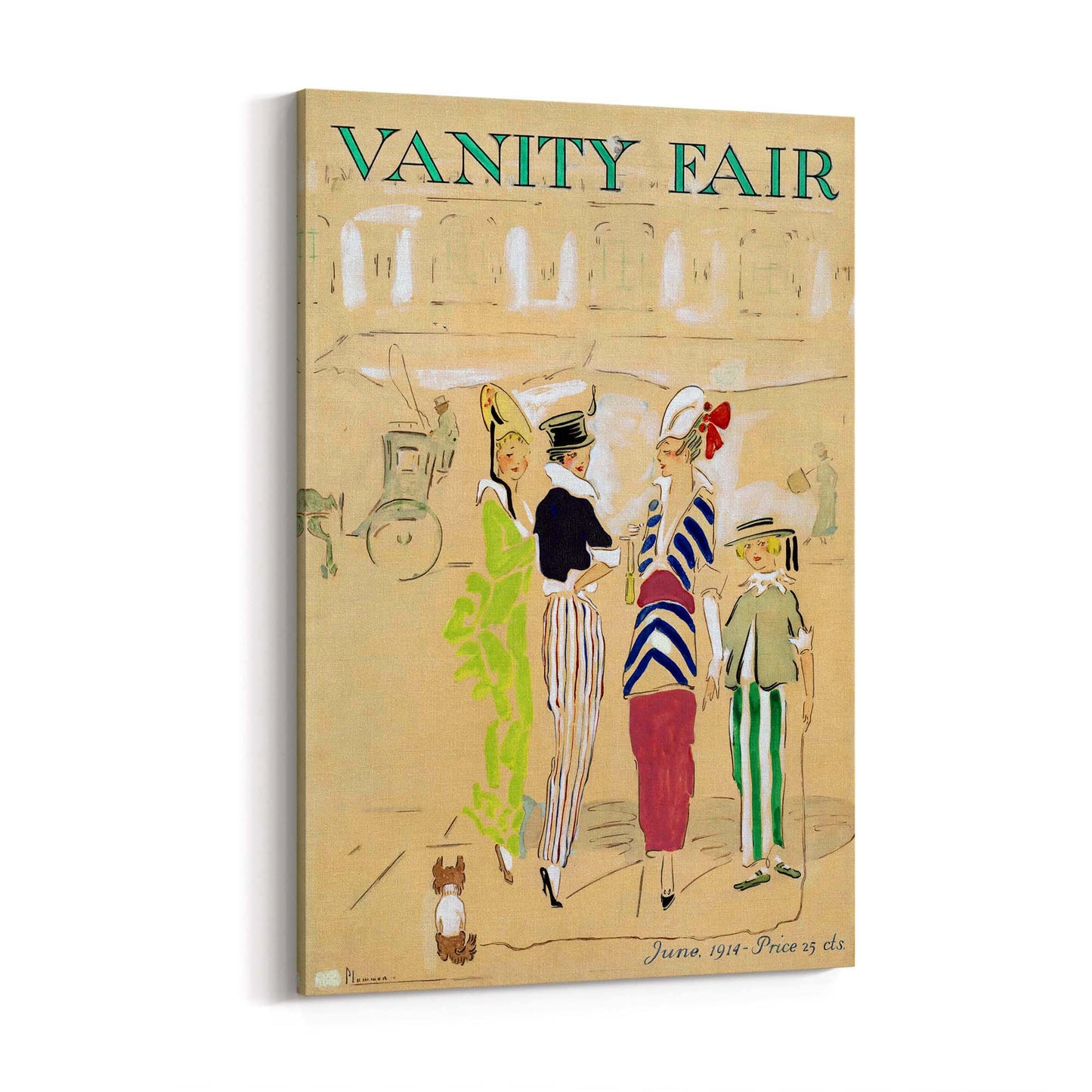 Vintage Vanity Fair Fashion Wall Art - The Affordable Art Company