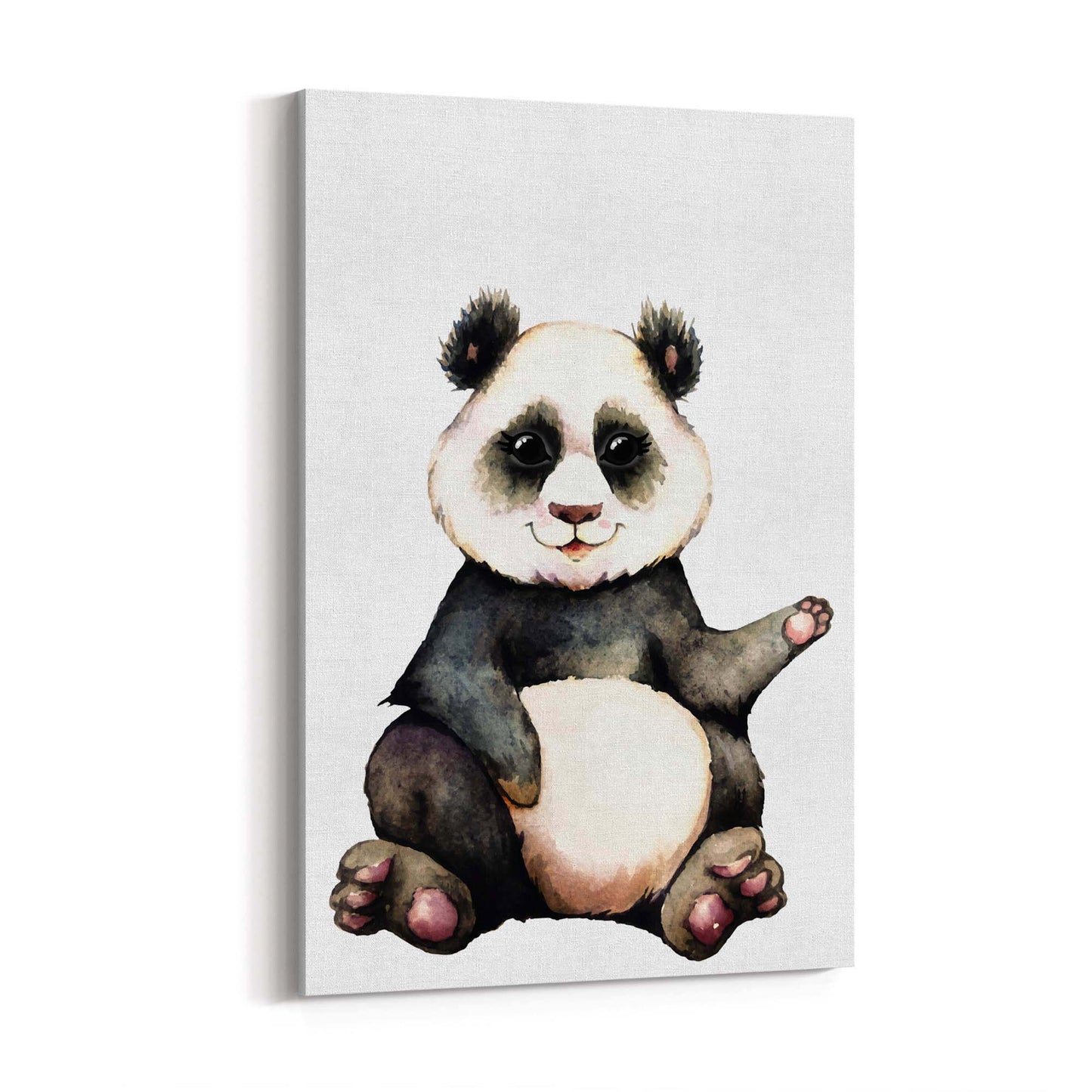 Cartoon Panda Cute Nursery Baby Animal Art - The Affordable Art Company