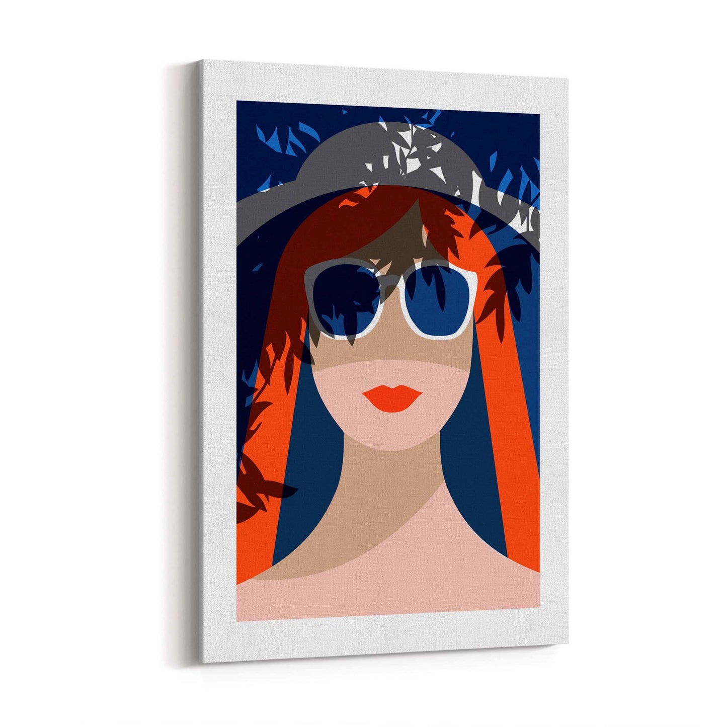 Retro Summer Beach Coastal Fashion Wall Art #1 - The Affordable Art Company