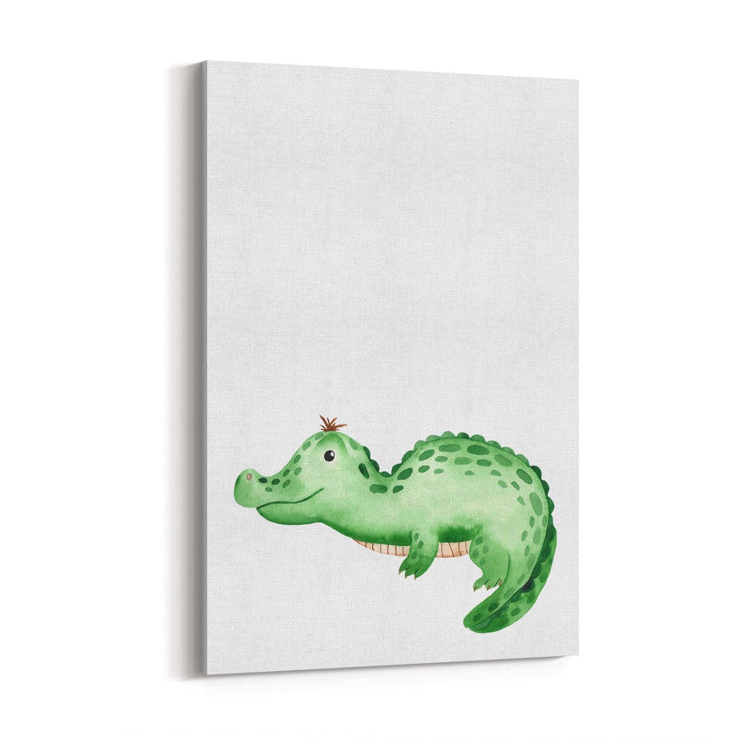 Cute Cartoon Crocodile Boys Bedroom Wall Art - The Affordable Art Company