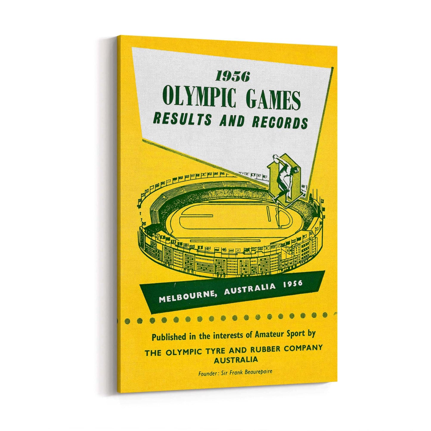 Olympic Games Melbourne (1956) Vintage Wall Art #2 - The Affordable Art Company