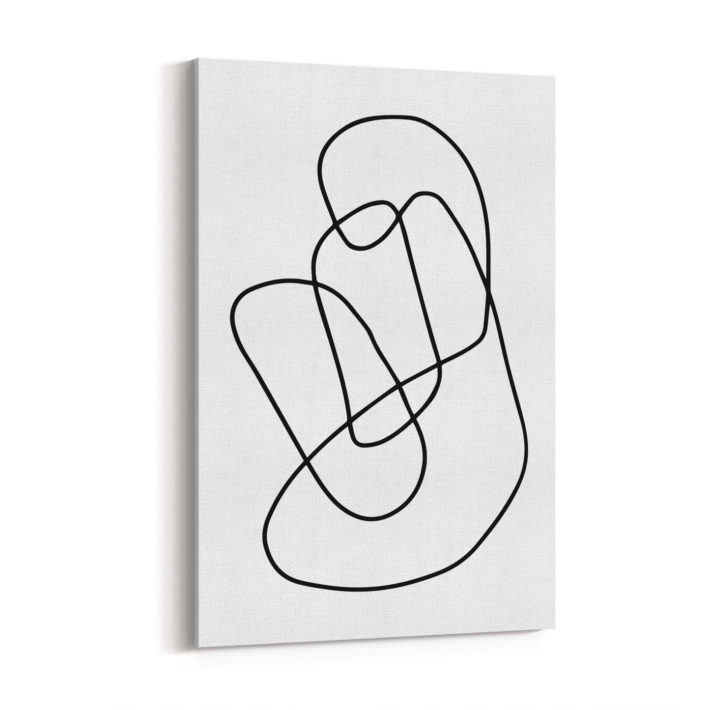 Minimal Abstract Modern Line Artwork Wall Art #1 - The Affordable Art Company