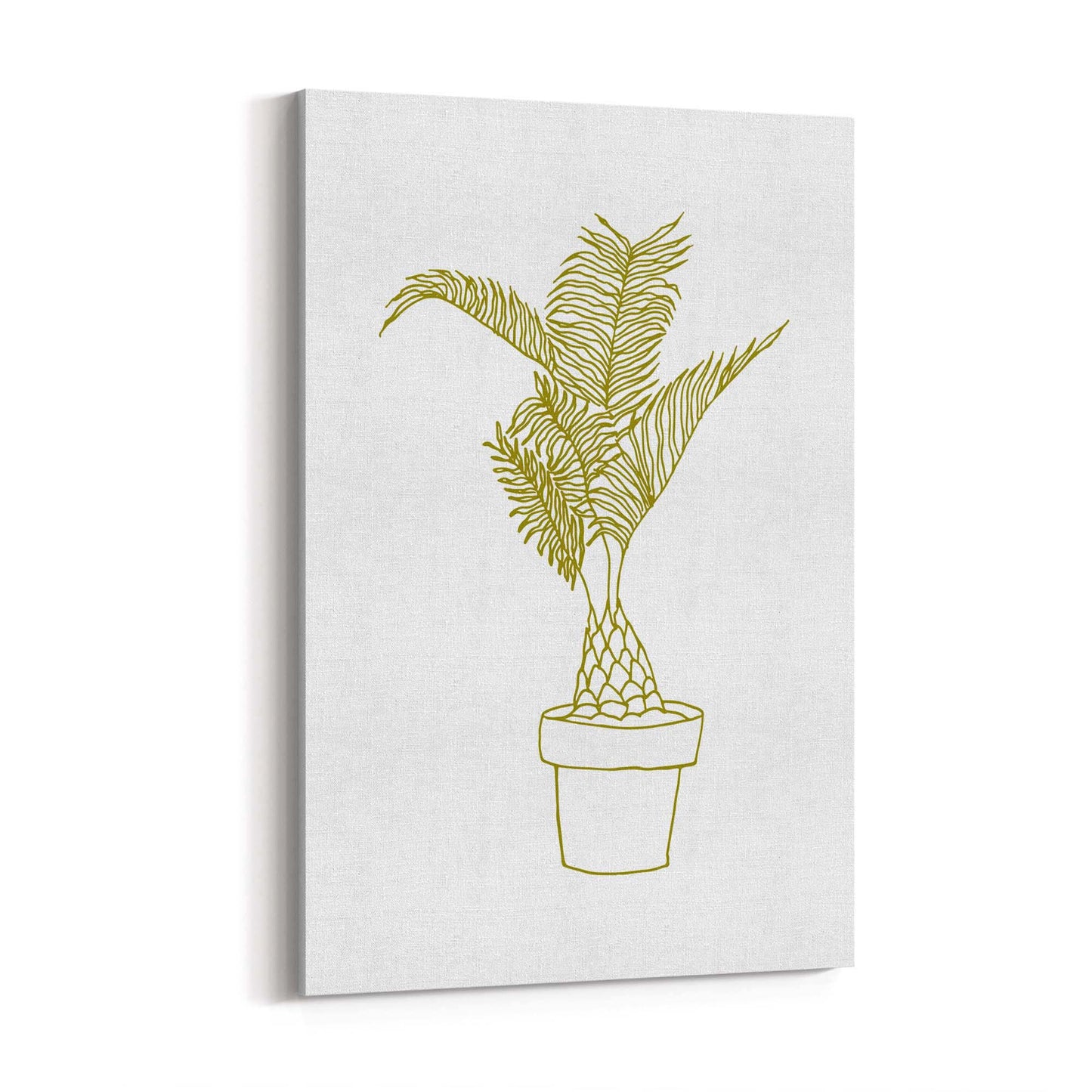 Abstract House Plant Minimal Living Room Wall Art #23 - The Affordable Art Company