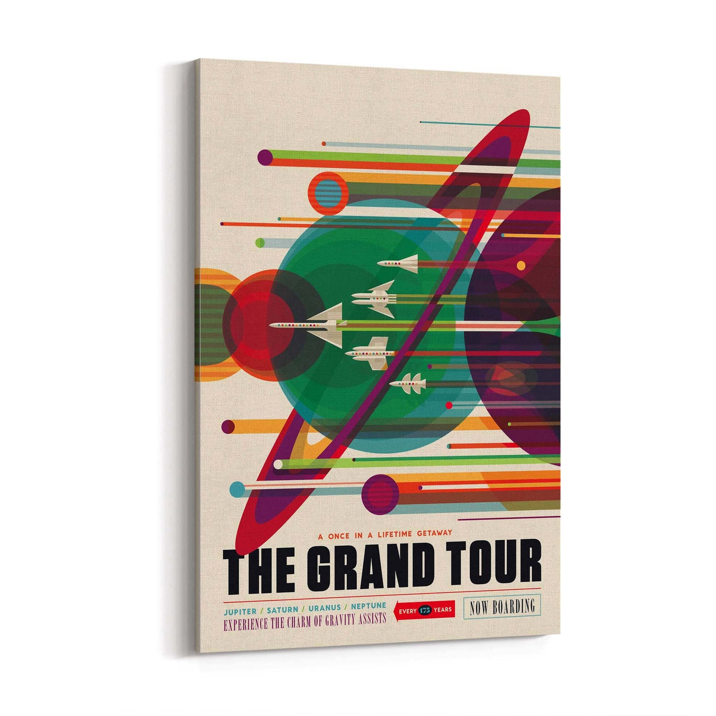 The Grand Tour  NASA Space Science Wall Art - The Affordable Art Company