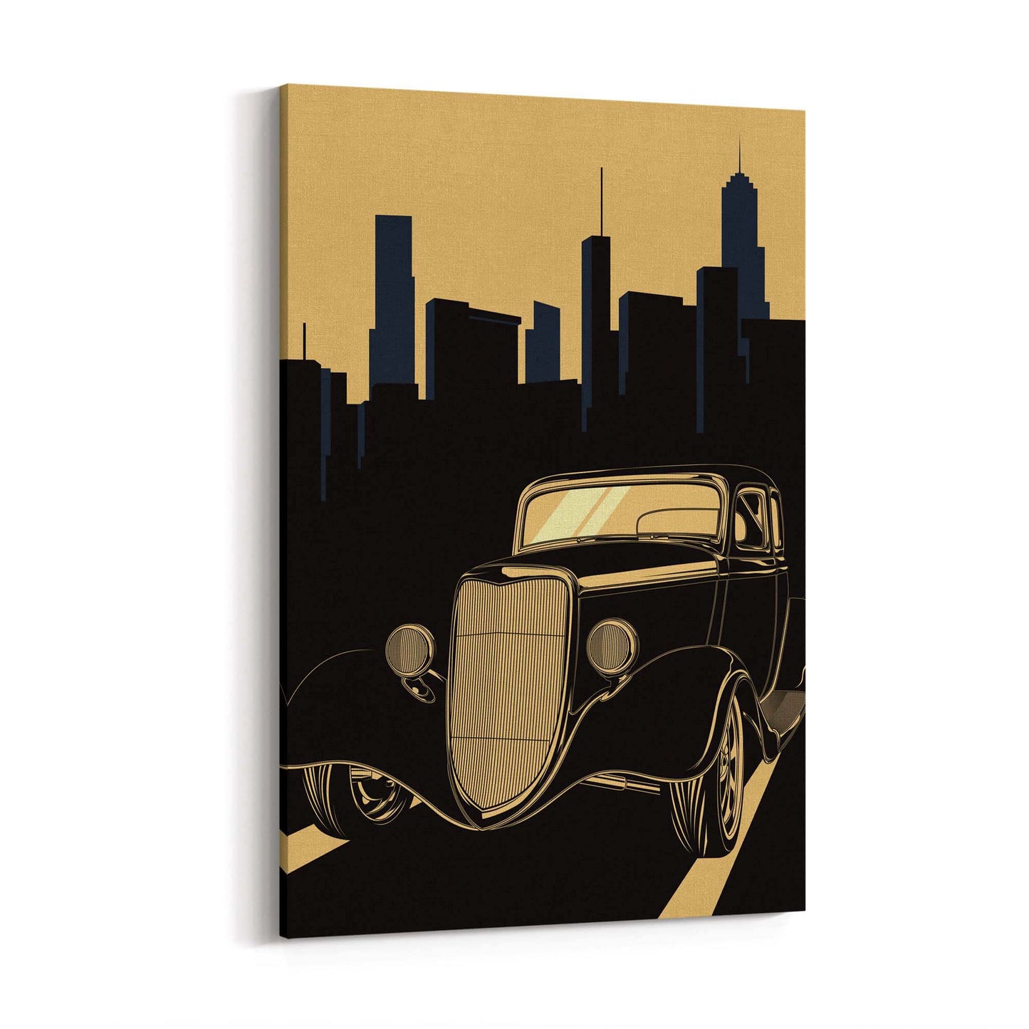 Art Deco Car Vintage Retro New York Wall Art #4 - The Affordable Art Company