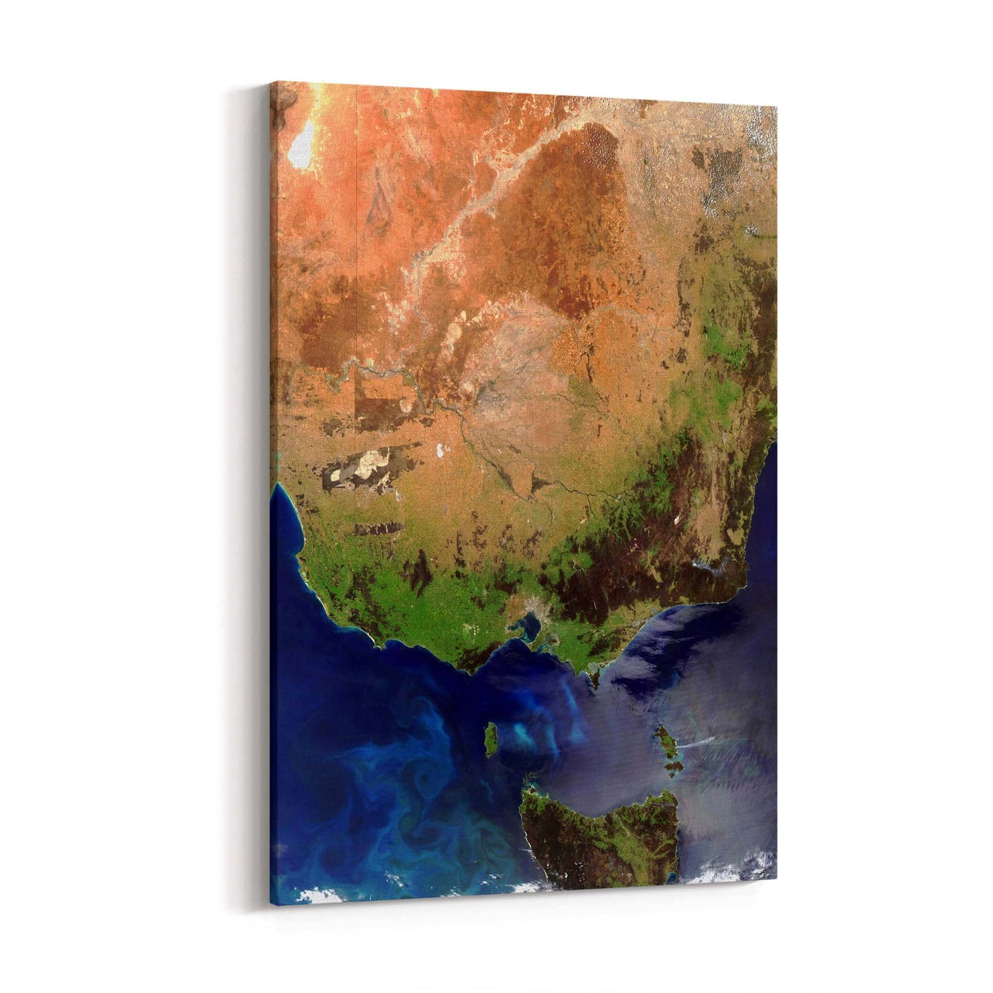 Victoria, Australia Satellite Photograph Wall Art - The Affordable Art Company