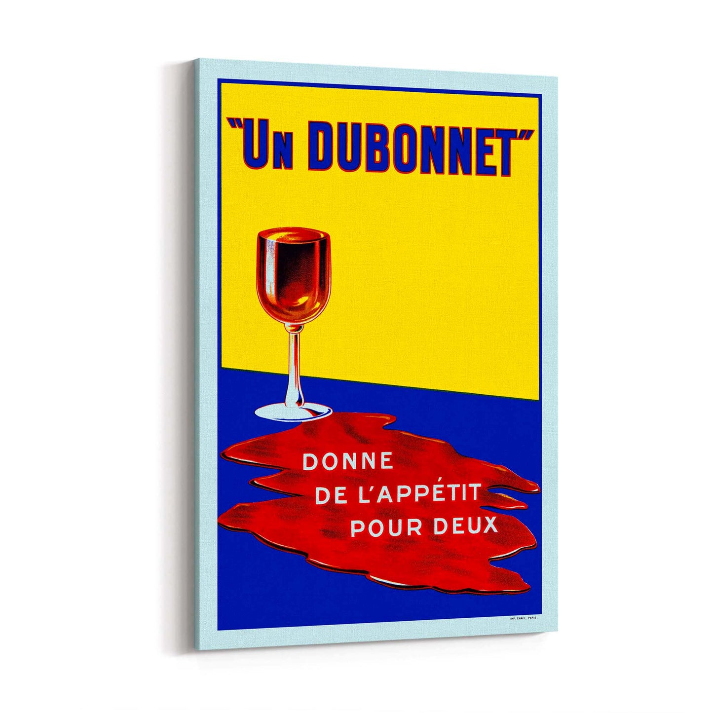 Dubonnet Aperitif Vintage Alcohol Advert Wall Art - The Affordable Art Company