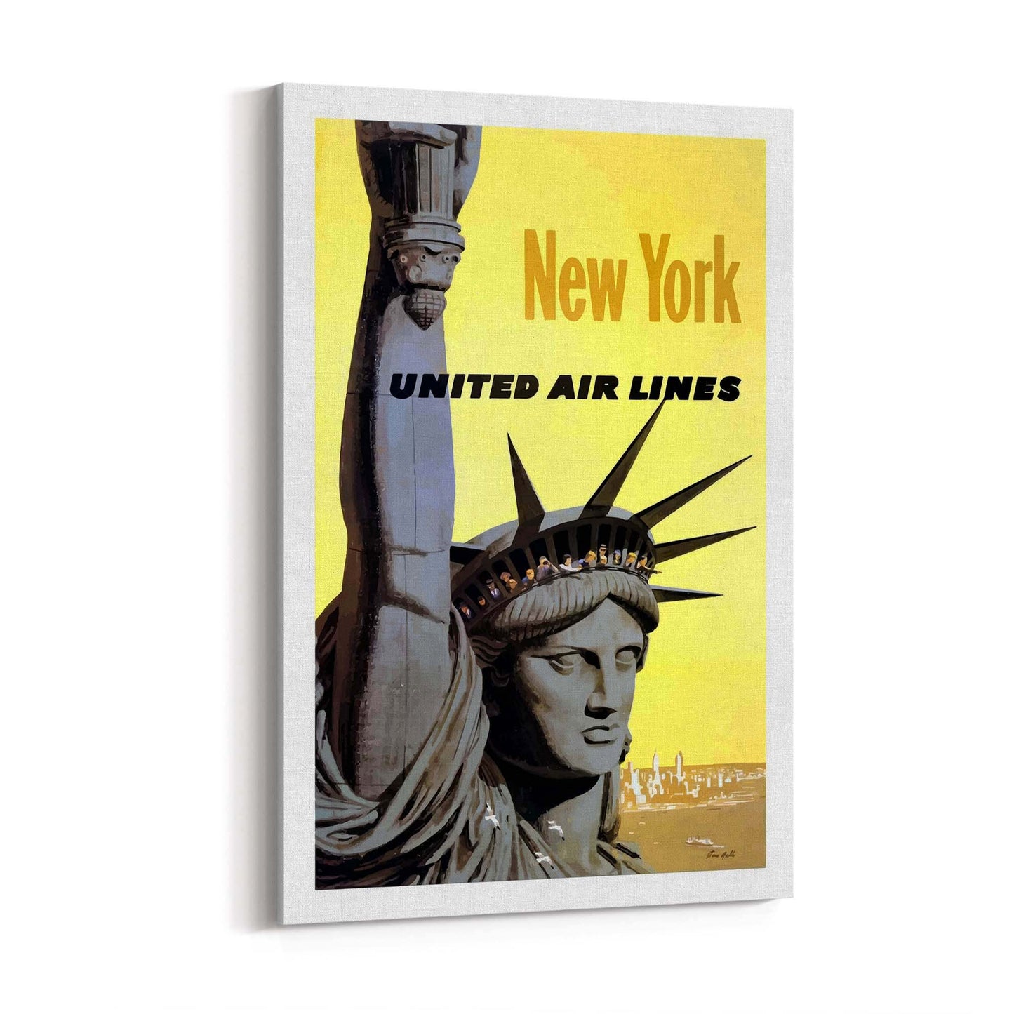 Vintage New York Travel Advert Wall Art - The Affordable Art Company