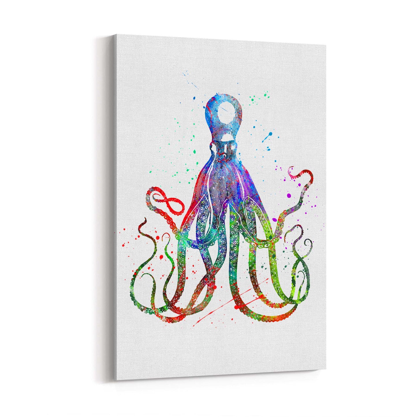 Cite Giant Squid Painting Sealife Nursery Wall Art - The Affordable Art Company