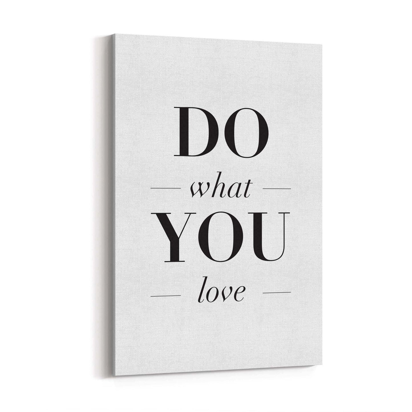 "Do What You Love" Motivational Quote Wall Art  #2 - The Affordable Art Company